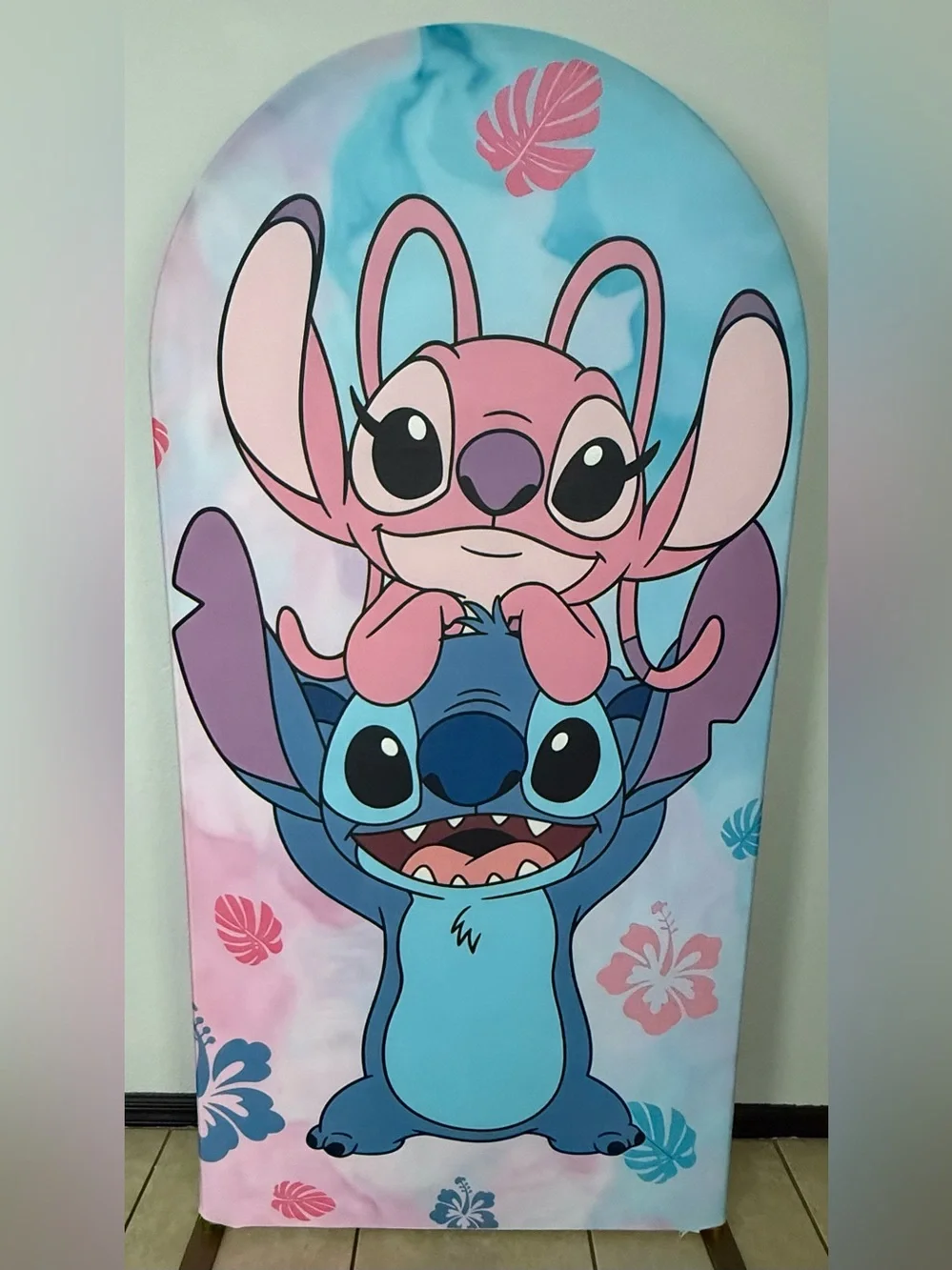 Stitch & Angel Arch Backdrop Cover